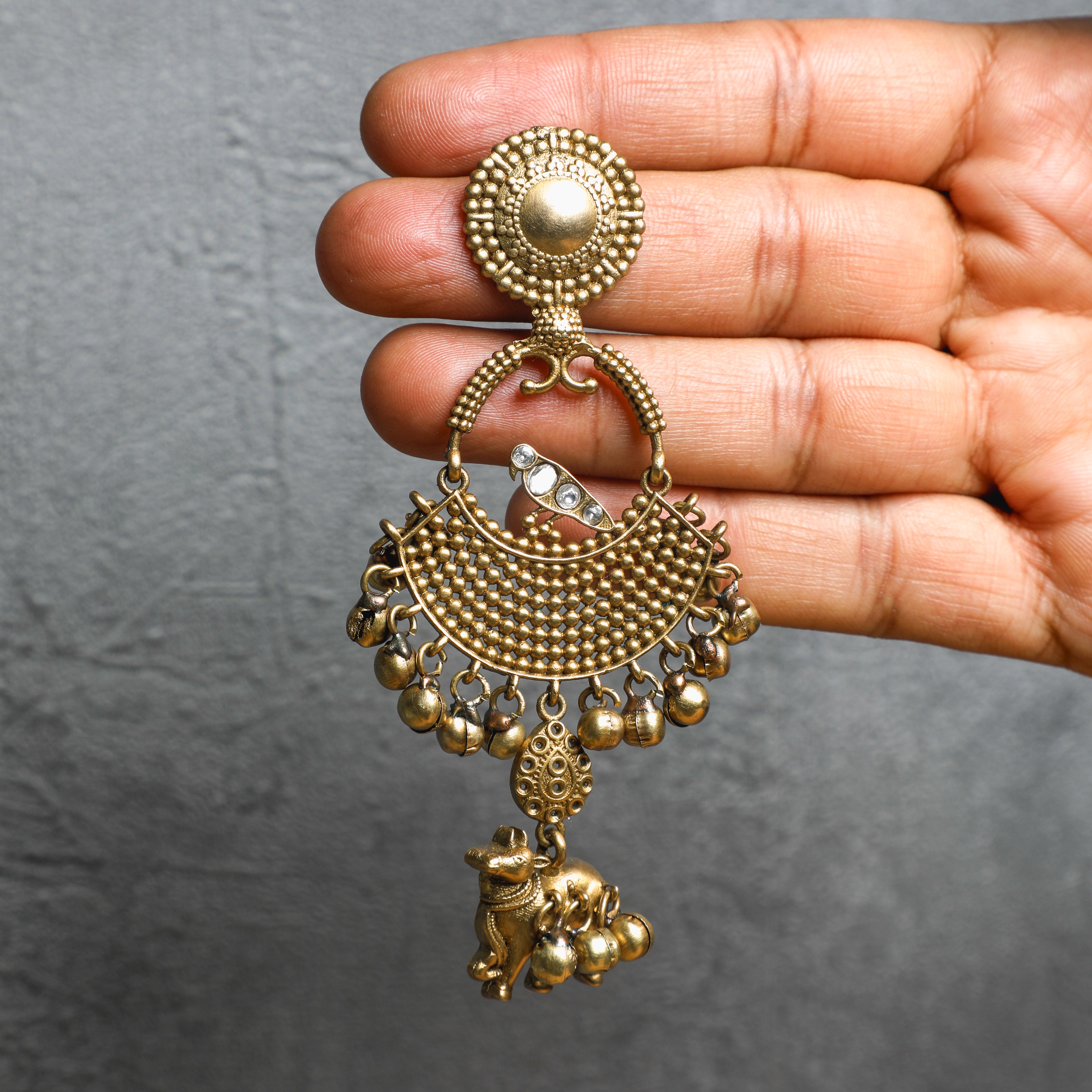 Ghungroo Nandi Earrings